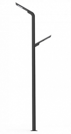 Декоративный парковый фонарь Tube-2c slent